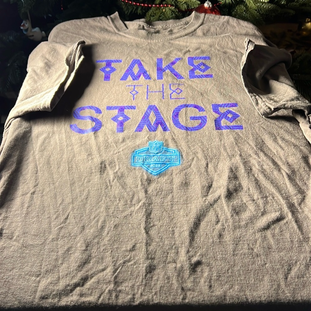 NFL Men’s Take the Stage NFL Draft 3023 Color Gray Size XL